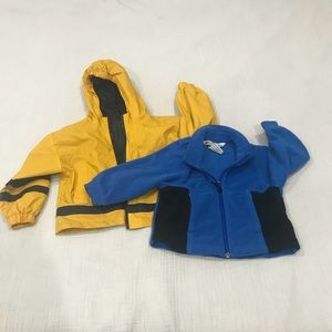 Boys size 2T. 2pcs coat bundle.